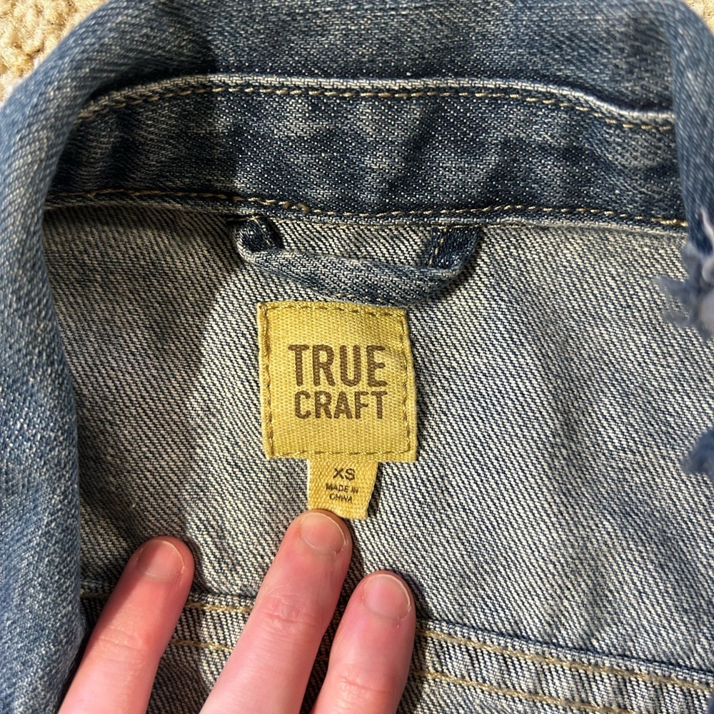 True Craft Blue Denim Jacket - Picture 3 of 4